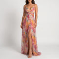 Aquarelia™ - Watercolour Print Maxi Dress