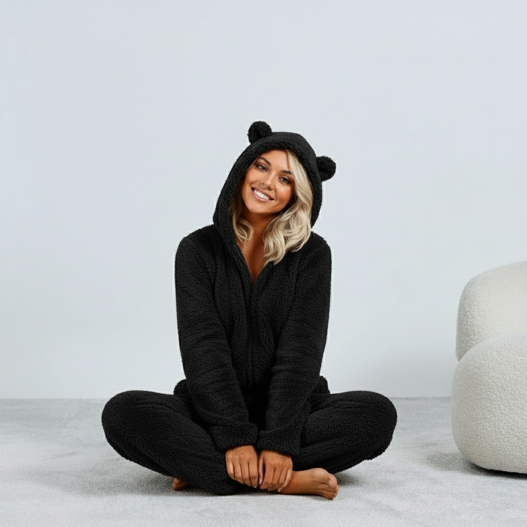 Clementine™ | Women’s Onesie Teddy Fleece Hooded