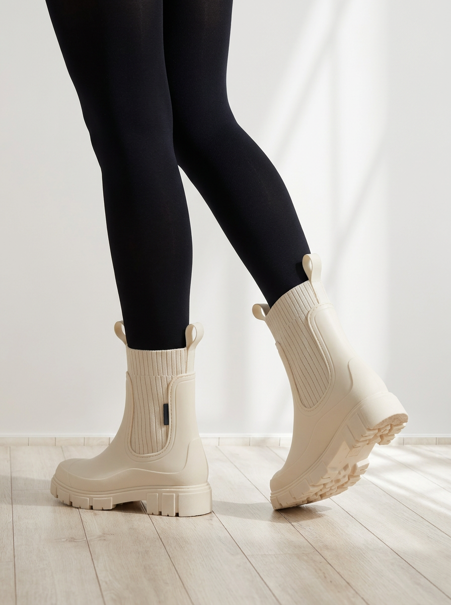 Elina™ | Chunky Chelsea Rain Boots