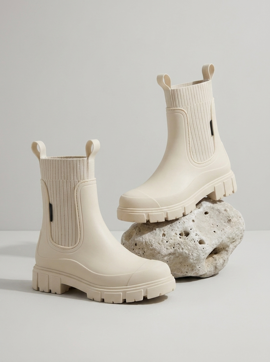 Elina™ | Chunky Chelsea Rain Boots