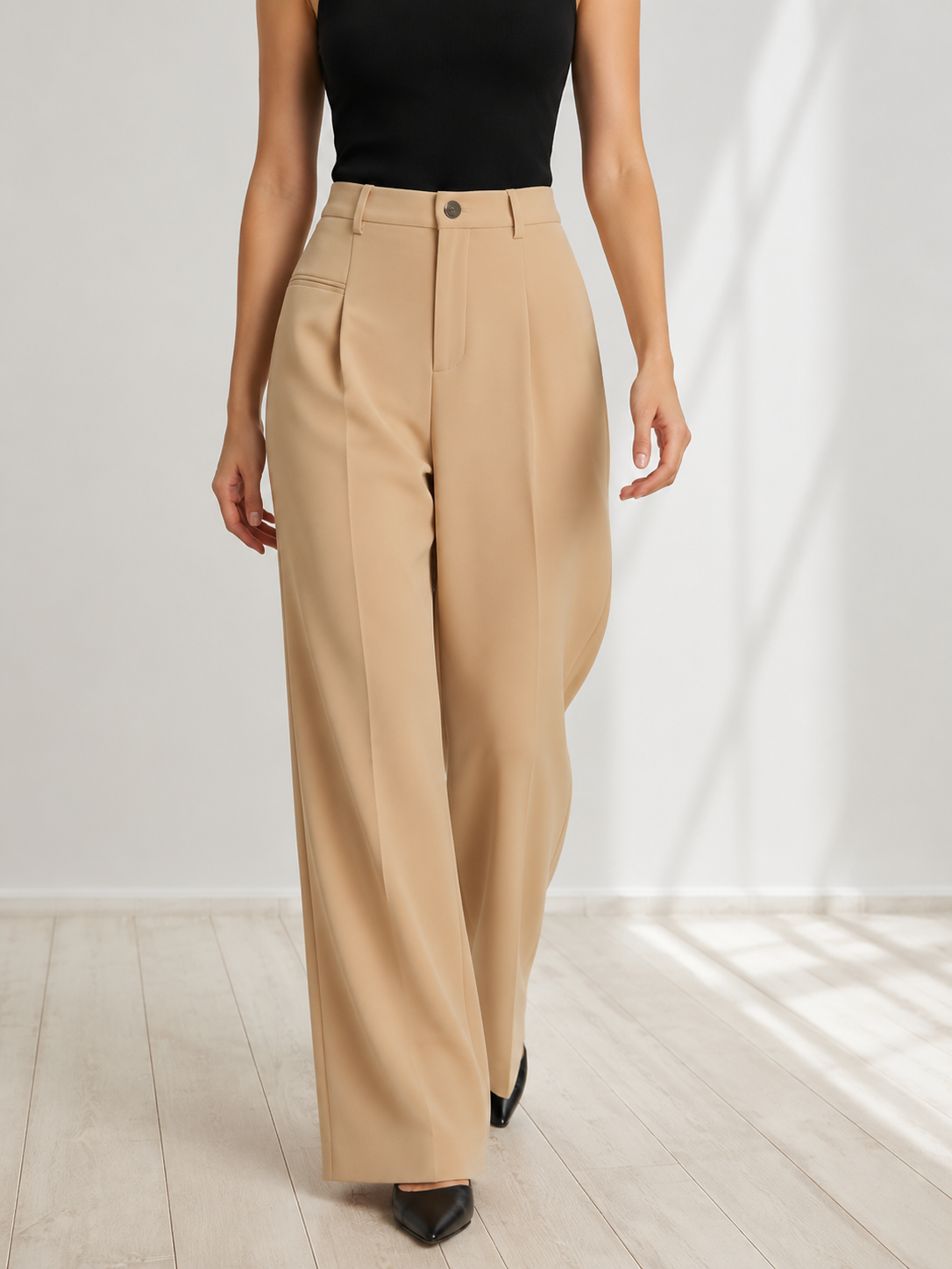 Harper™ | Elegant Wide-Leg Trousers