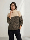 Seraphine™ | Herringbone Turtleneck Sweater