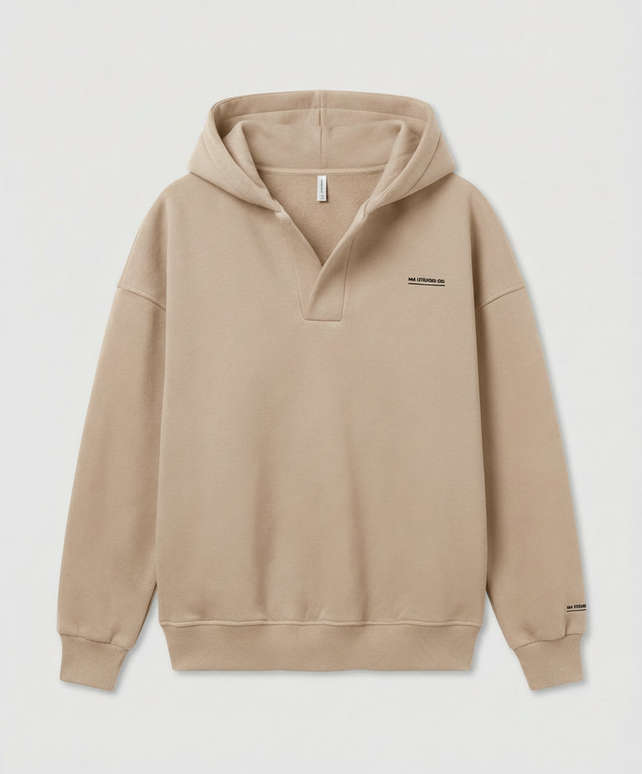 Philippa™ | Women's Fleece Oversized Hoodie Collared Neck