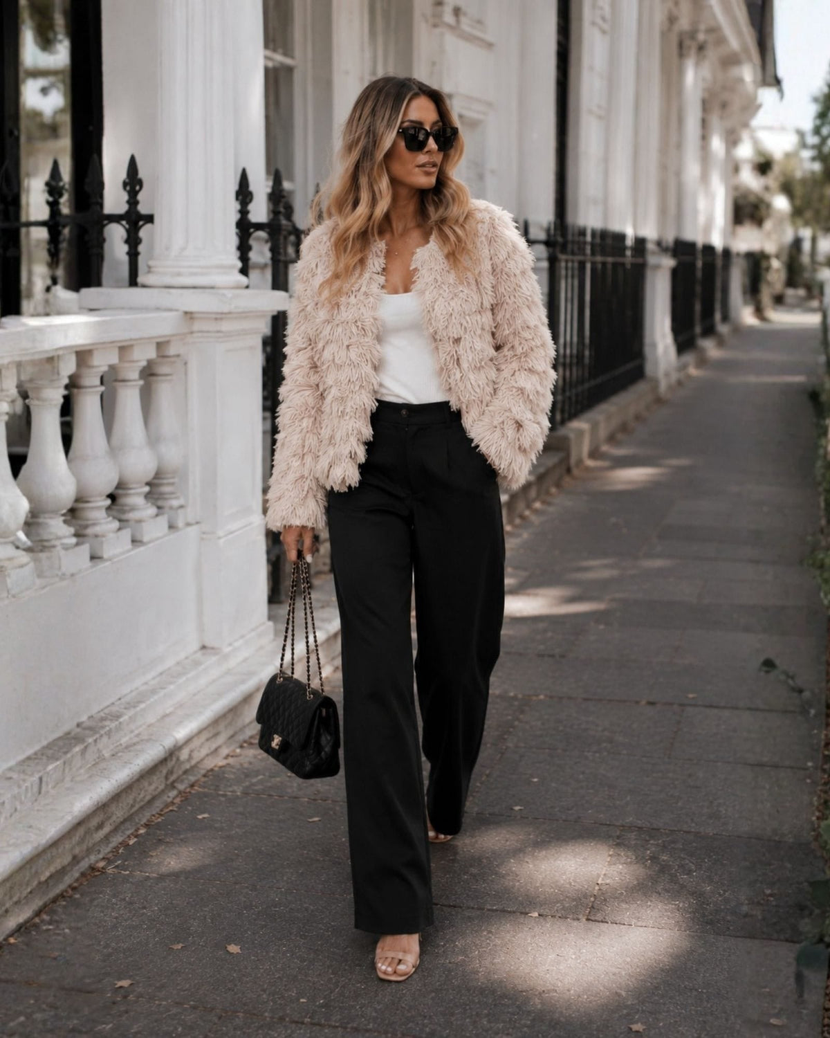 Faustine™ | Women's Fluffy Teddy Coat Polyester