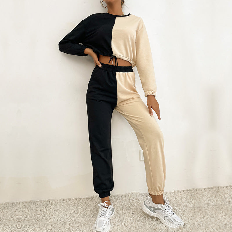Amandine™ | Women's Two Piece Jogger Set Color Block