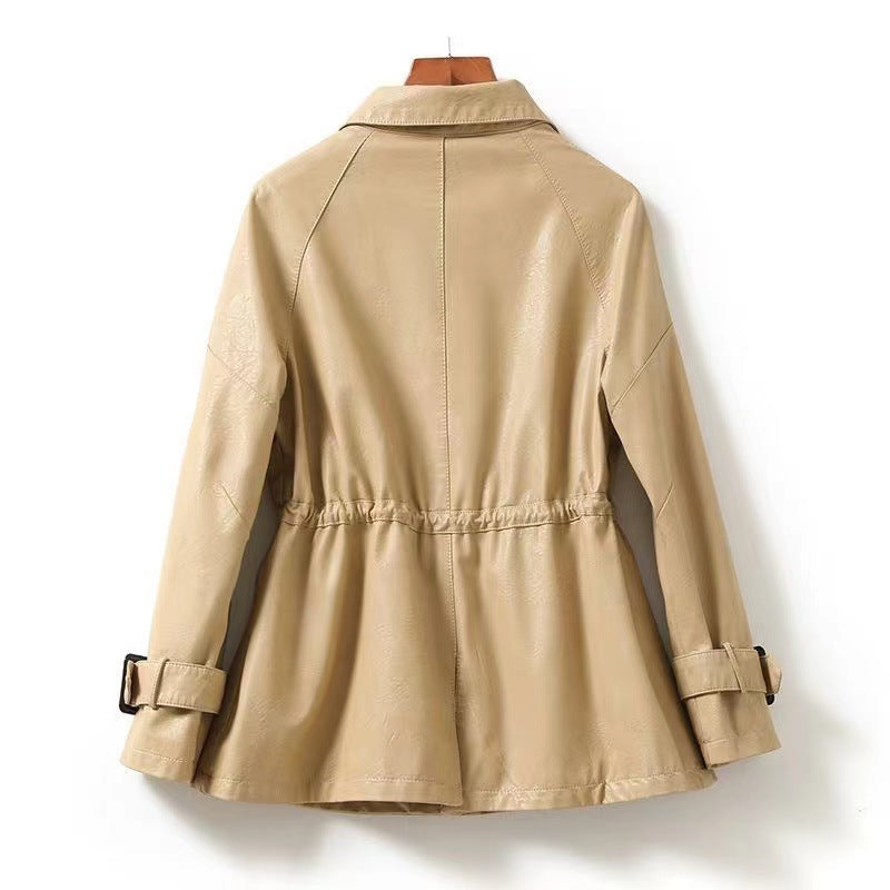 Solene™ | Women's Leather Jacket Sheepskin