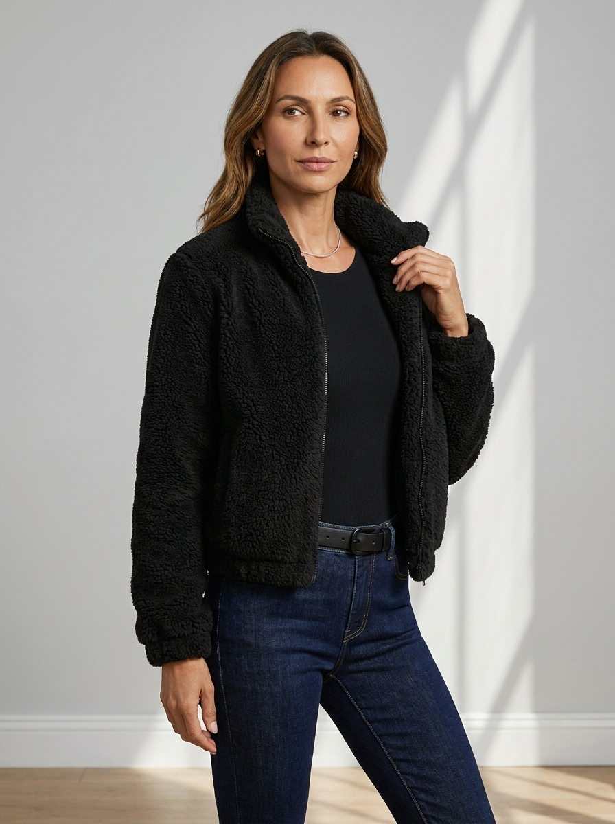 Aspen™ | Cozy Zip Teddy Jacket