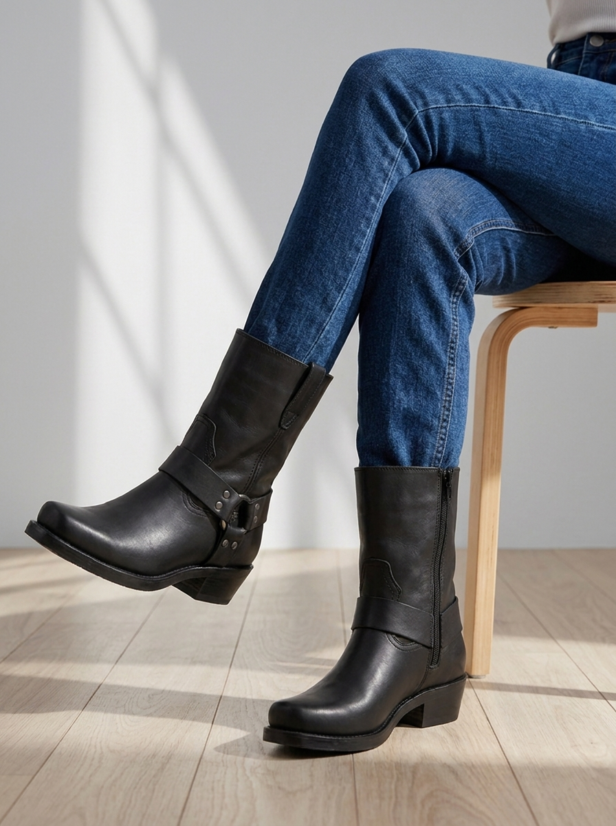 Dravon™ | Harness Leather Boots