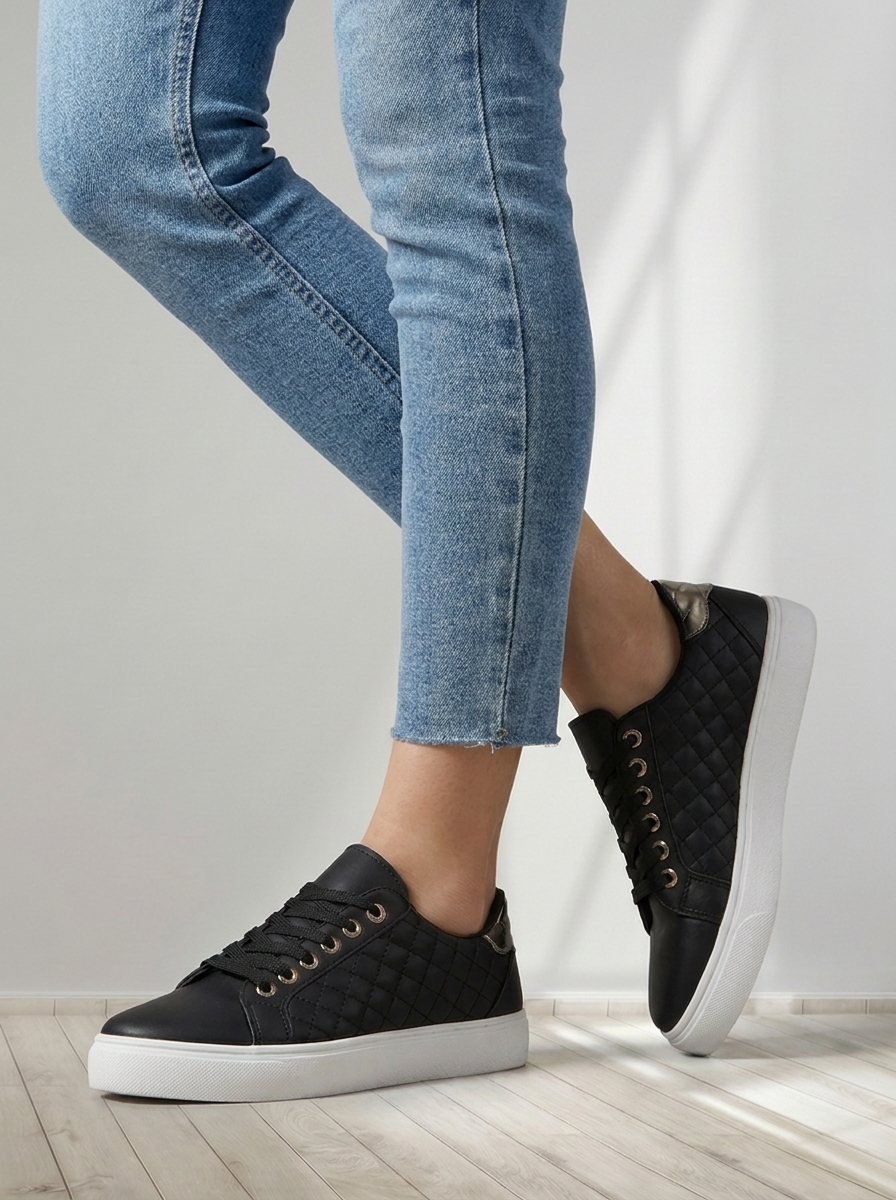 Amélie™ | Quilted Platform Sneakers