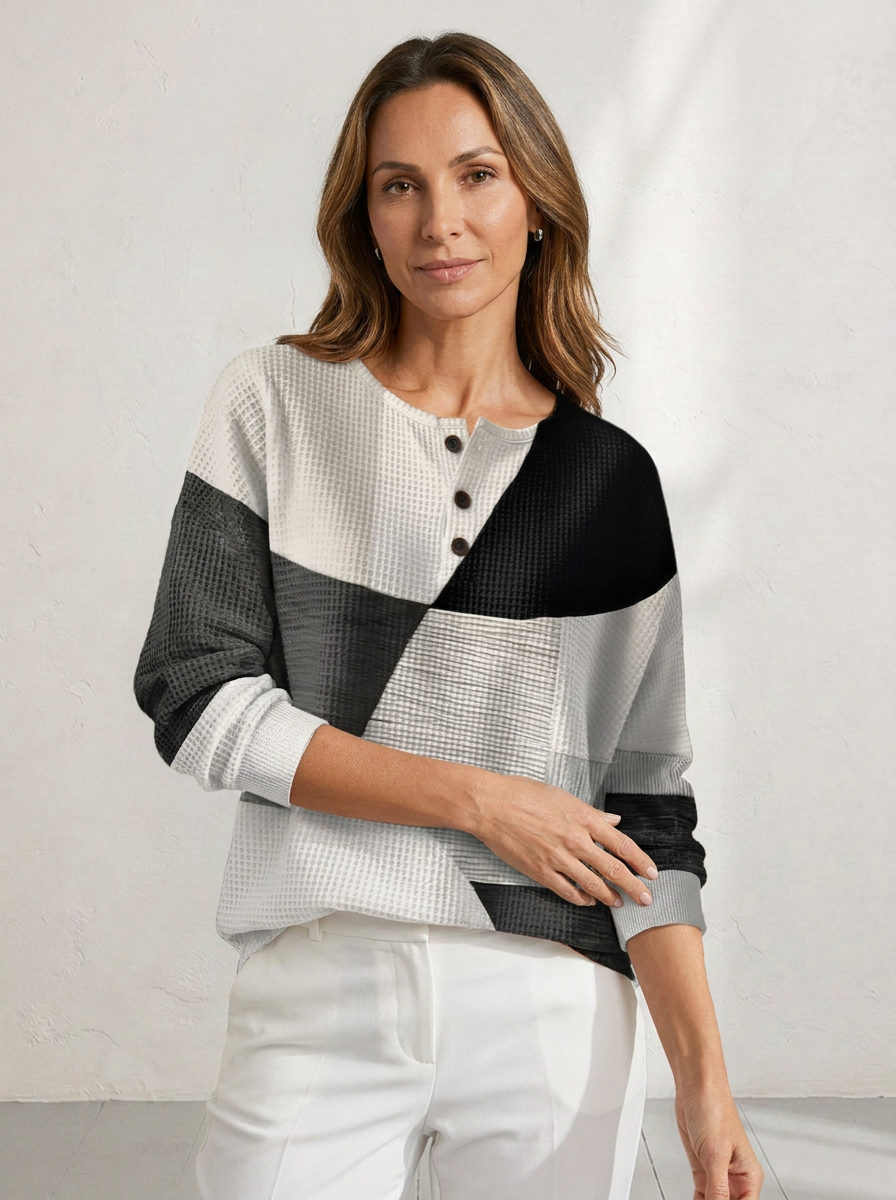 Elvara™ | Waffle Knit Sweater