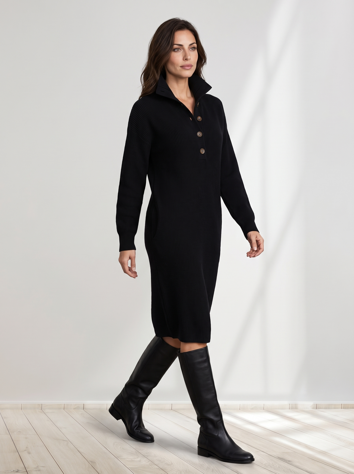 Lucia™ | Women's Knit Sweater Dress
