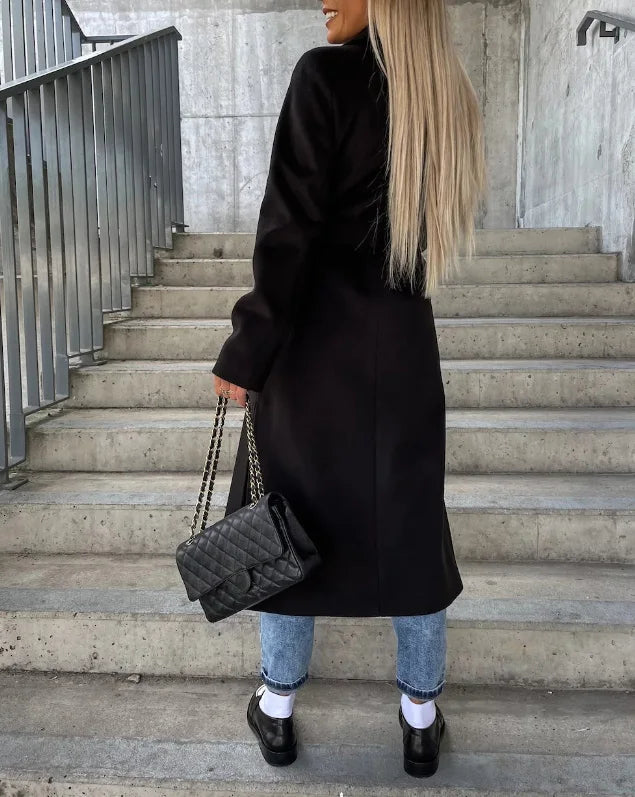 Alessandra™ | Women's Trench Coat Classic Long Sleeve