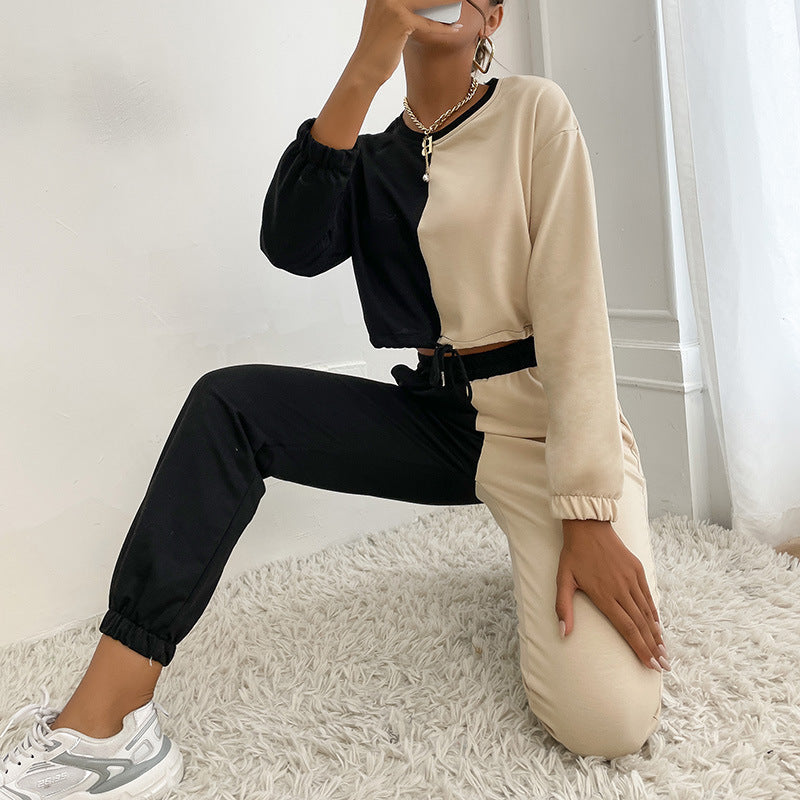 Amandine™ | Women's Two Piece Jogger Set Color Block