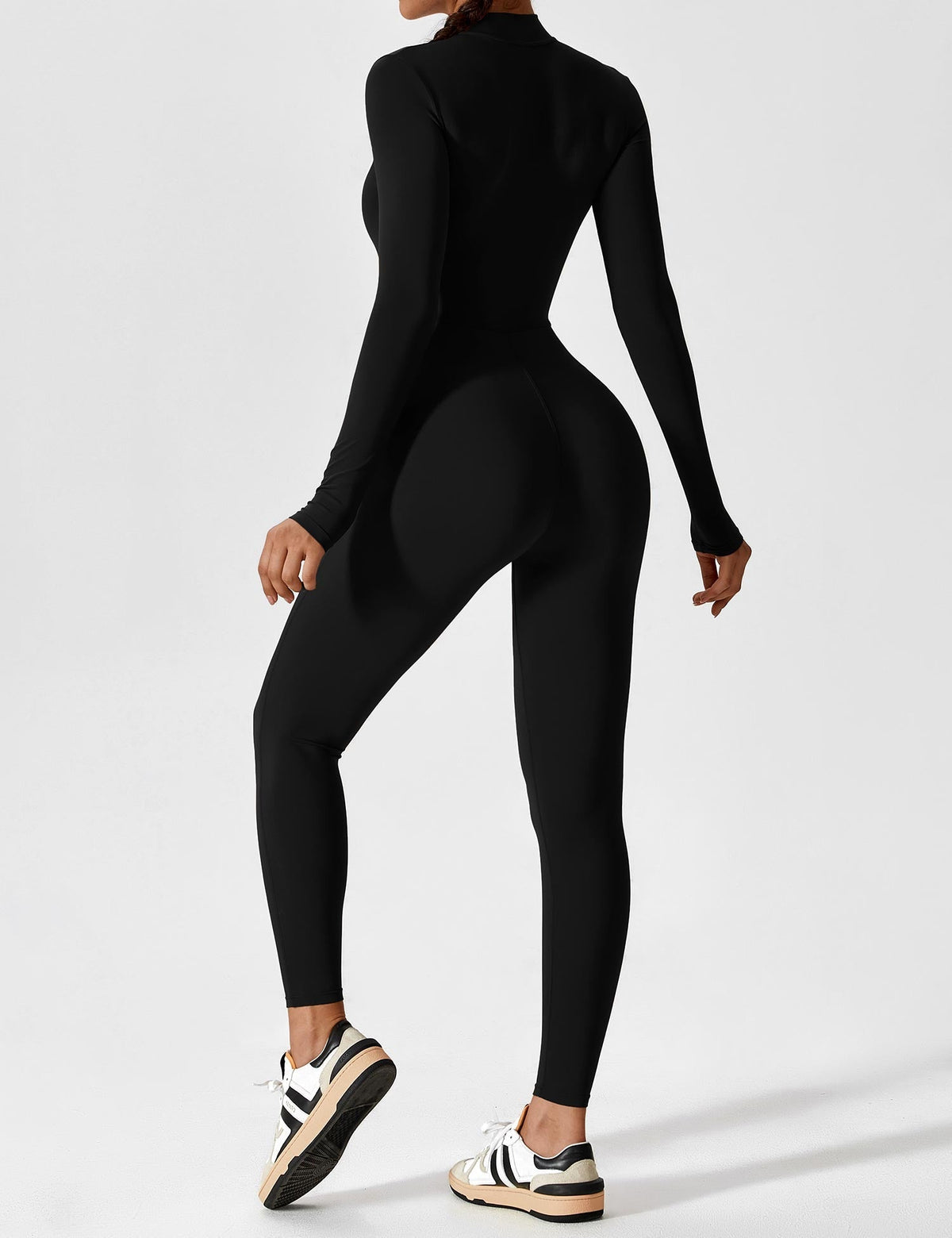 Marigold™ | Women's Zip Up Activewear Jumpsuit Yoga
