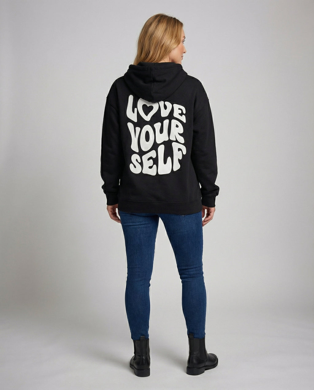 Delphine™ | Women’s Graphic Hoodie Fleece Back Print