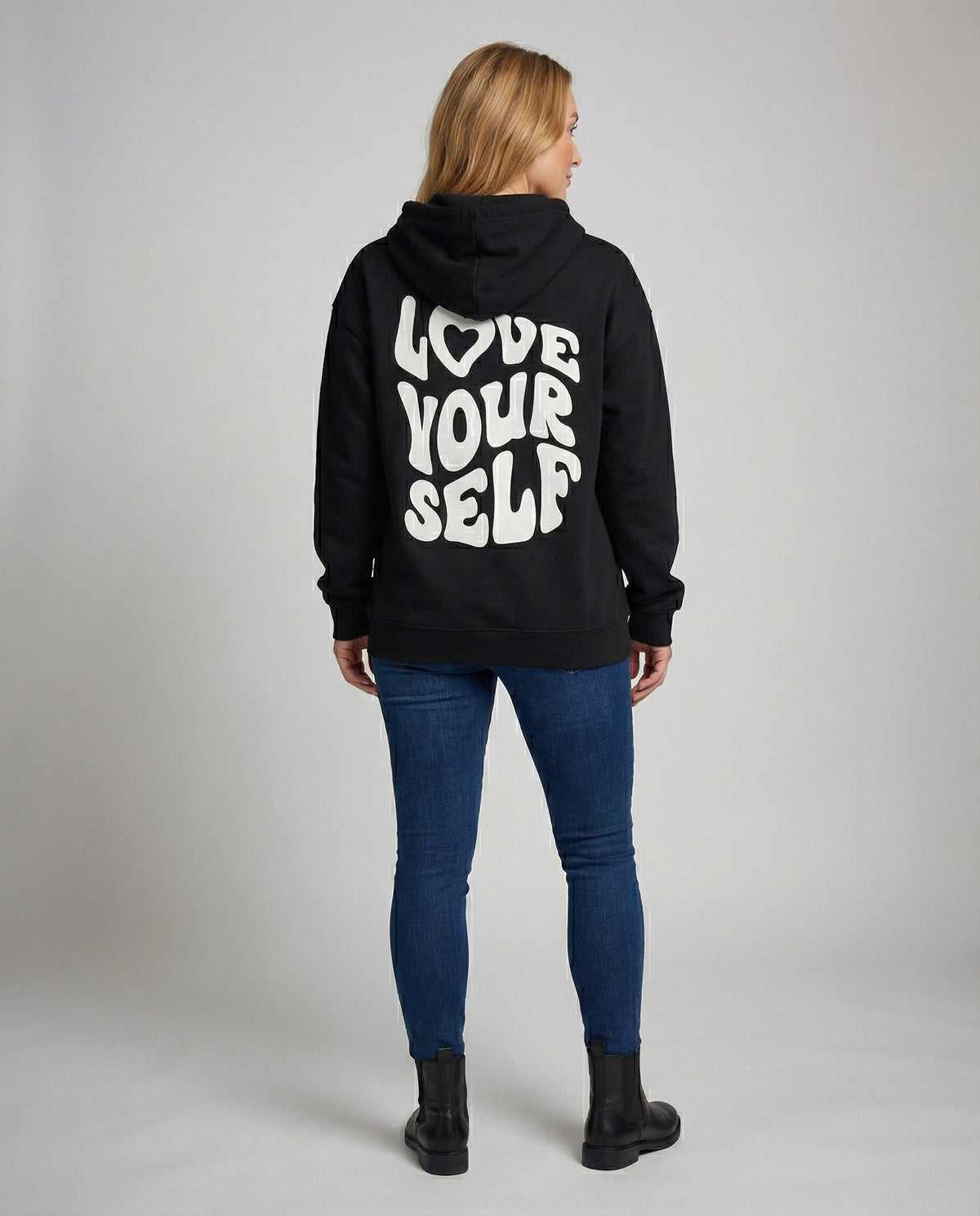 Delphine™ | Women’s Graphic Hoodie Fleece Back Print