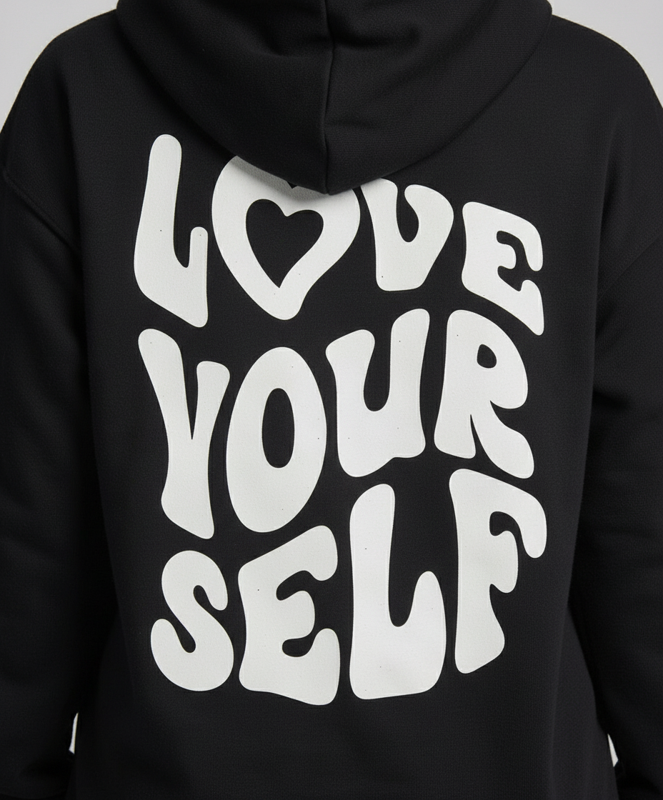 Delphine™ | Women’s Graphic Hoodie Fleece Back Print