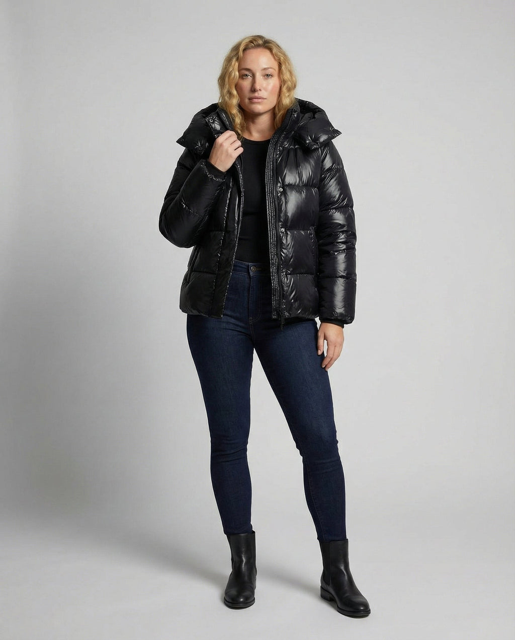 Ramona™ | Women’s Puffer Jacket Polyester Hooded