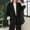 Berenice™ | Women's Woven Blend Oversized Blazer Double Breasted
