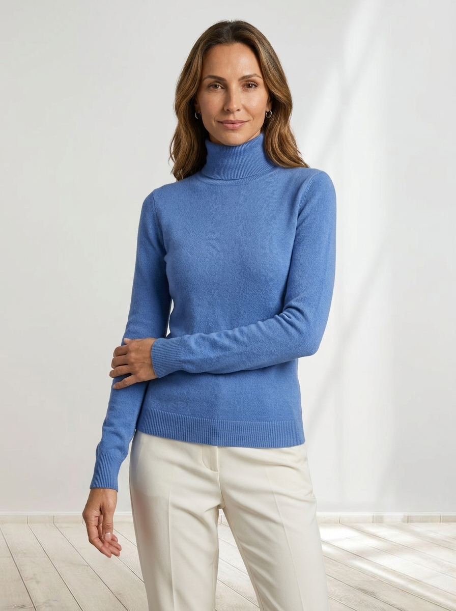 Solenne™ | Classic Turtleneck Sweater