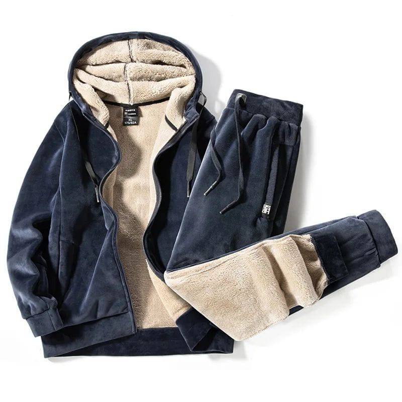 Aurelie™ | Women's Fleece Lined Tracksuit Set Hooded Jacket
