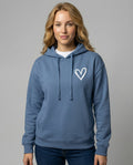 Evangeline™ | Women’s Pullover Hoodie Fleece Heart Print