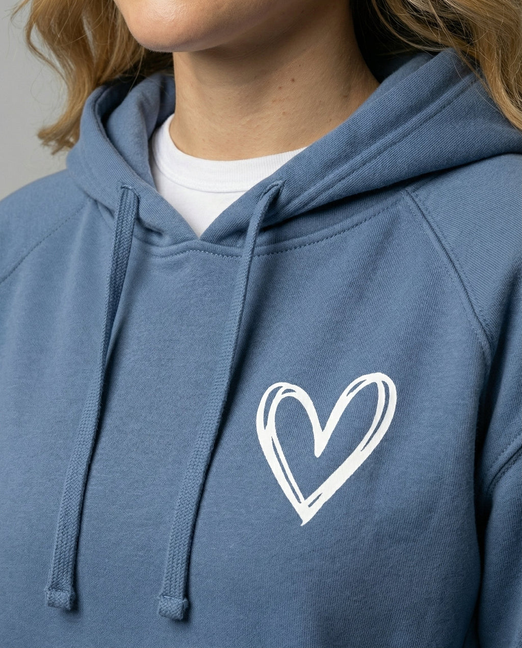 Evangeline™ | Women’s Pullover Hoodie Fleece Heart Print