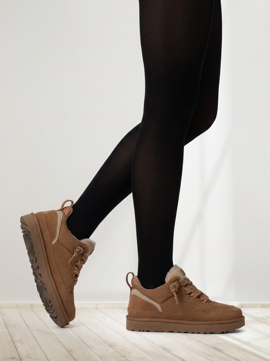 Elara™ | Suede Platform Sneakers