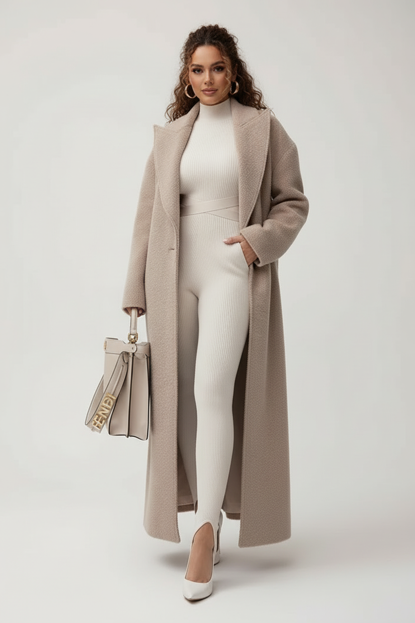 Rosalind™ | Women's Longline Coat Structured Woven