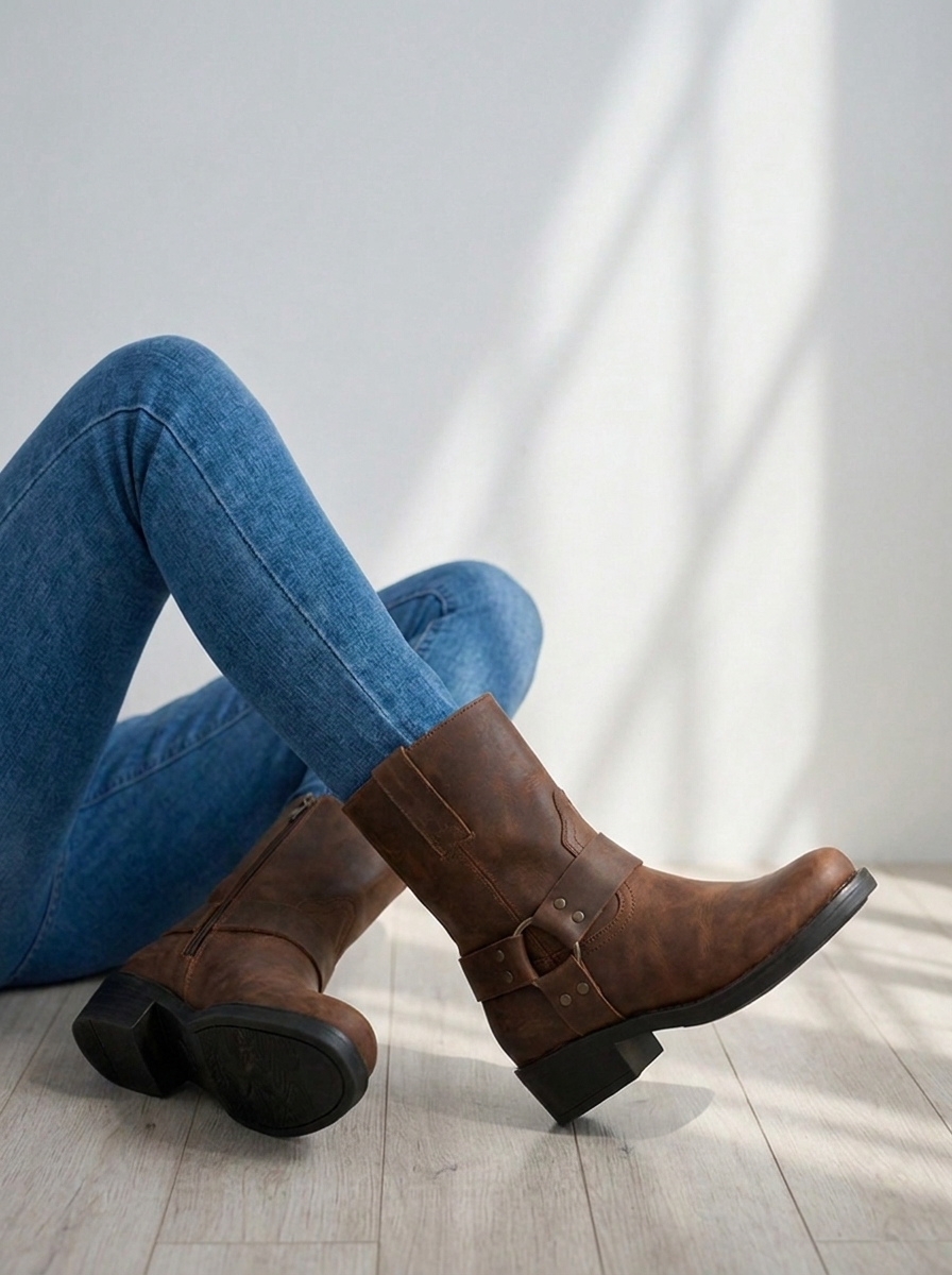 Dravon™ | Harness Leather Boots