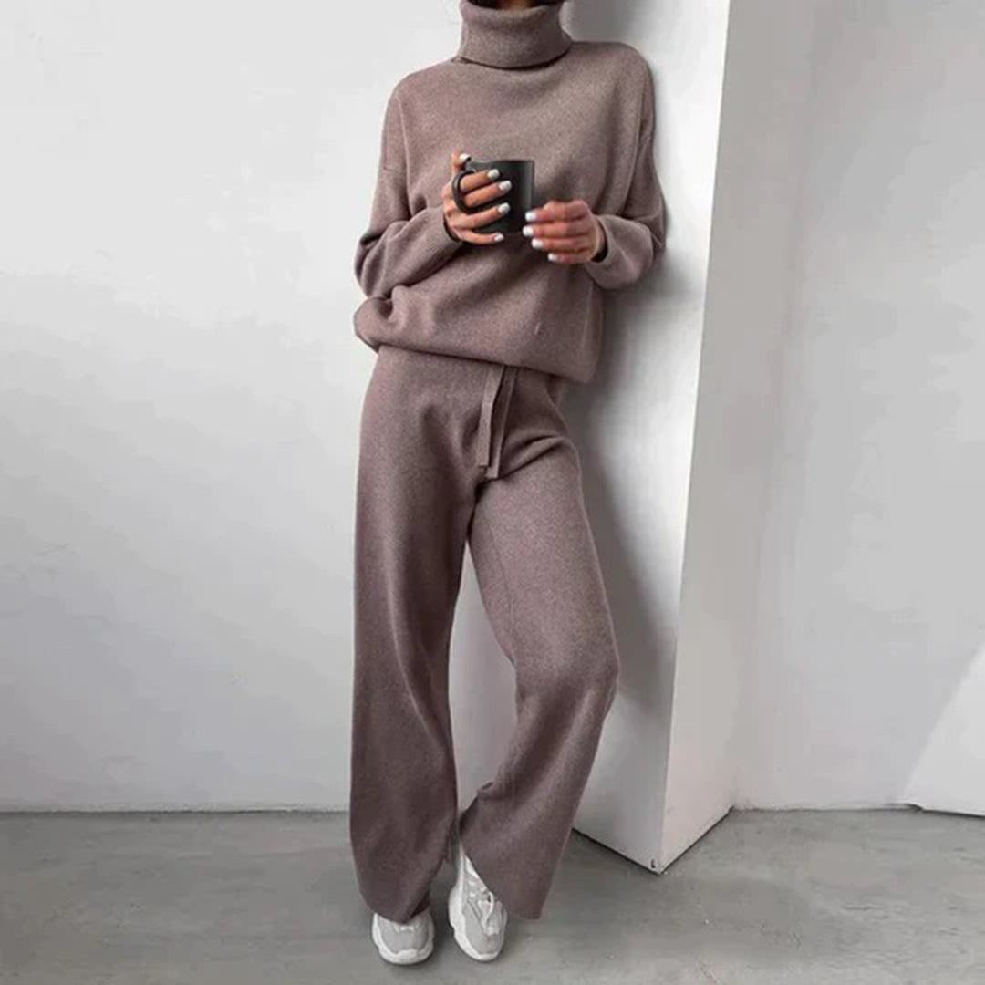 Anouk™ | Women's Knit Two Piece Set Turtleneck