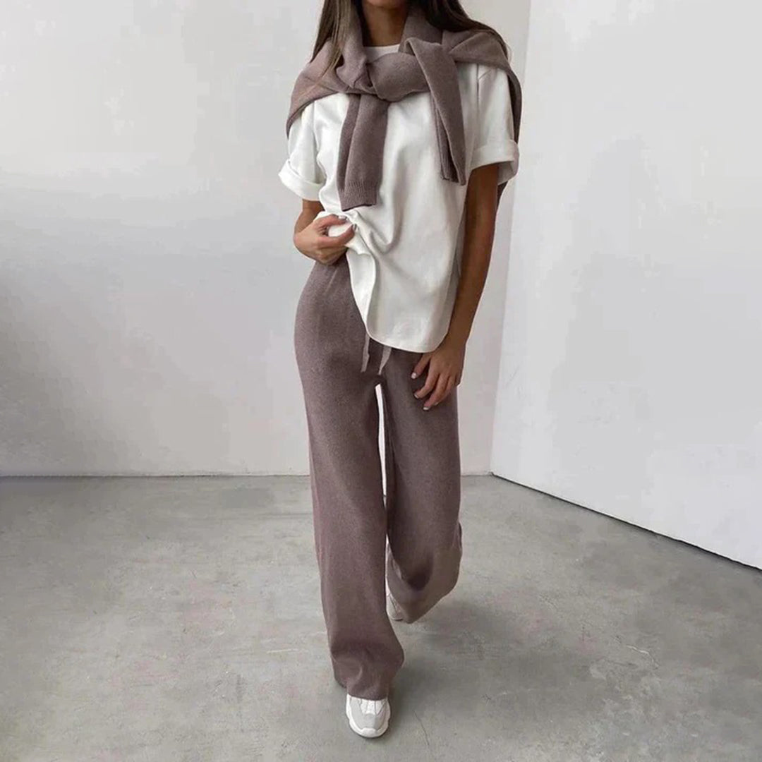 Anouk™ | Women's Knit Two Piece Set Turtleneck