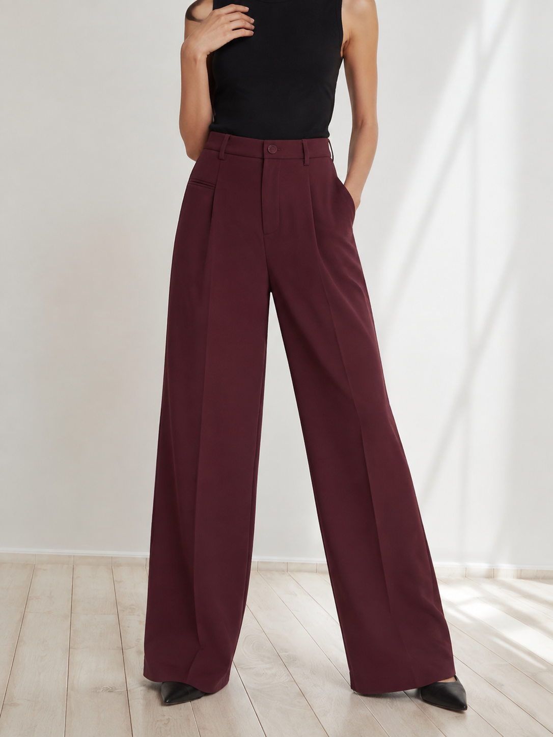 Harper™ | Elegant Wide-Leg Trousers
