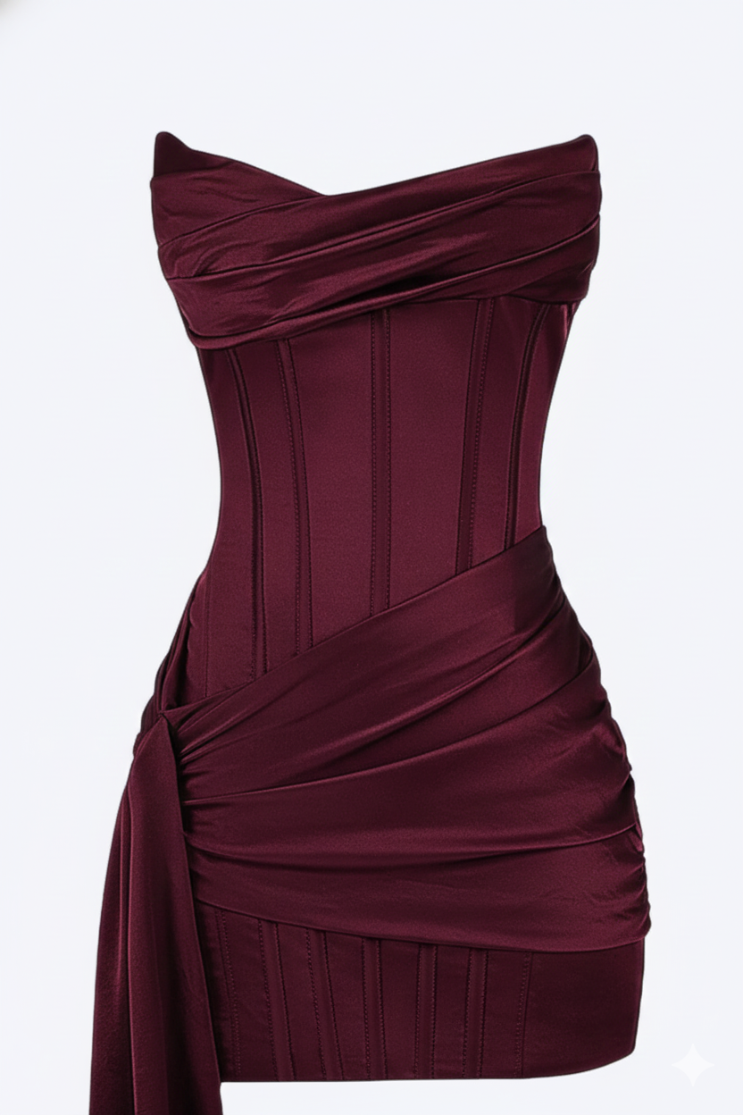 Seraphina™ | Women’s Mini Dress Satin Corset Style