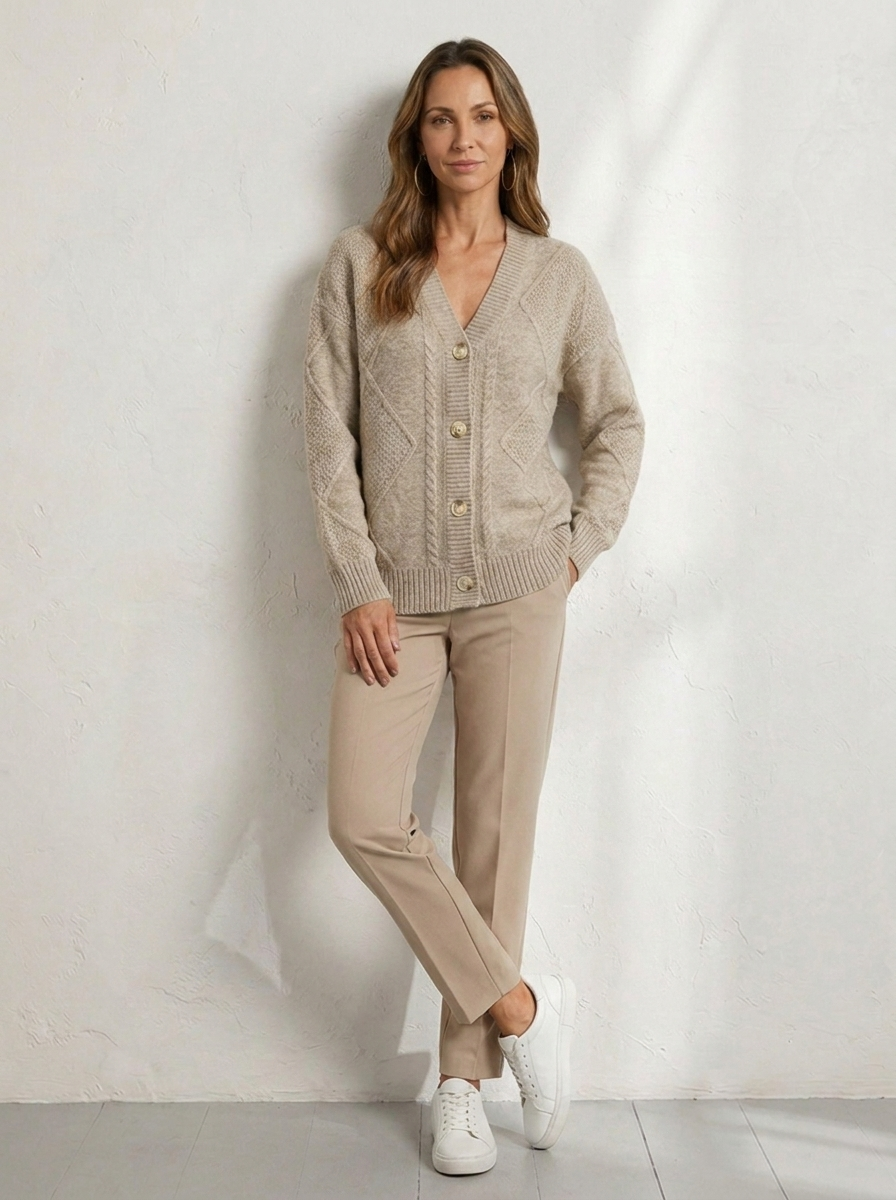 Aurelia™ | Cable Knit Cardigan
