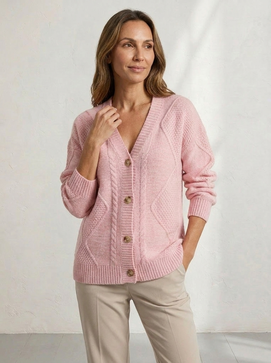 Aurelia™ | Cable Knit Cardigan