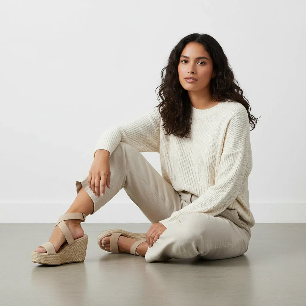 Caelira™ - Espadrille Wedge Sandals
