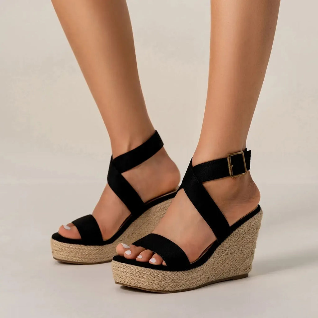 Caelira™ - Espadrille Wedge Sandals