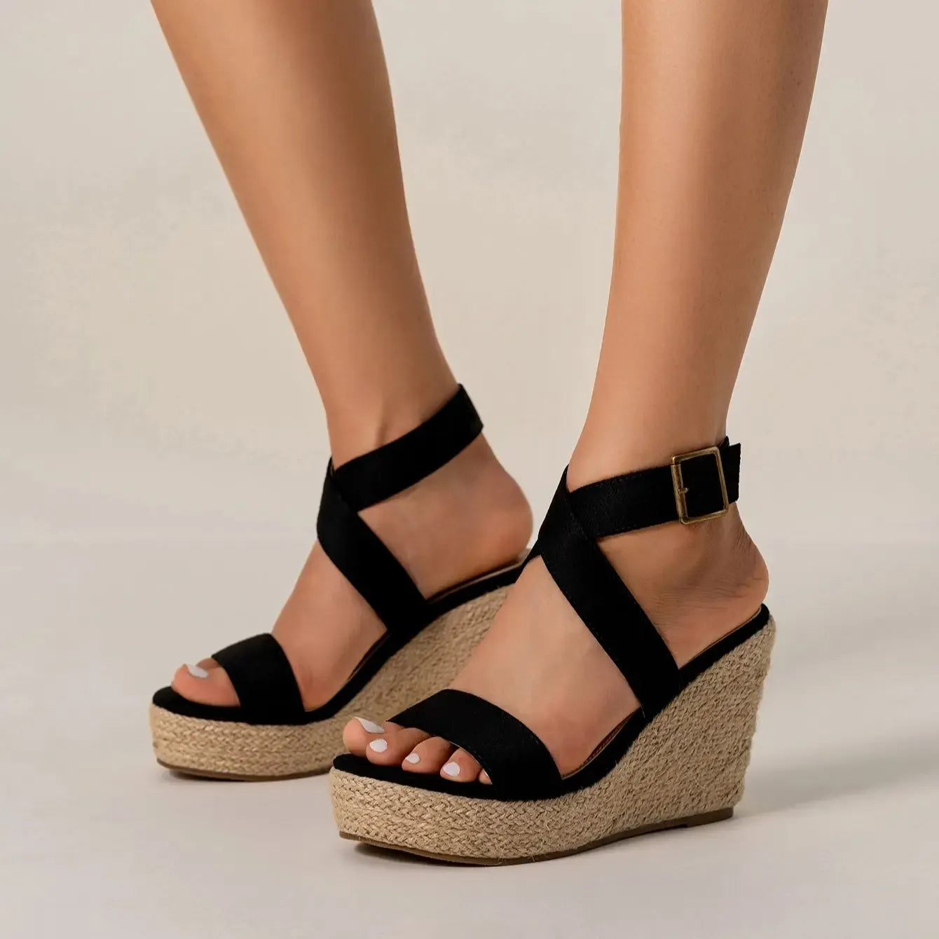Caelira™ - Espadrille Wedge Sandals
