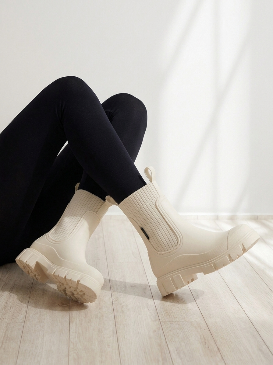 Elina™ | Chunky Chelsea Rain Boots