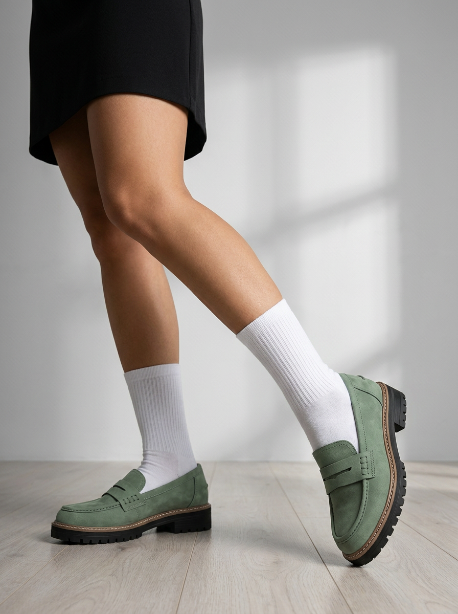 Camille™ | Classic Lug Sole Loafers