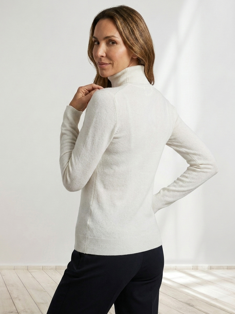 Solenne™ | Classic Turtleneck Sweater