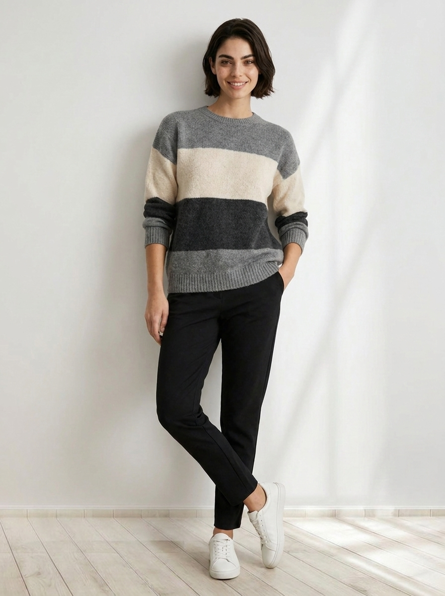 Mirella™ | Colour Block Sweater