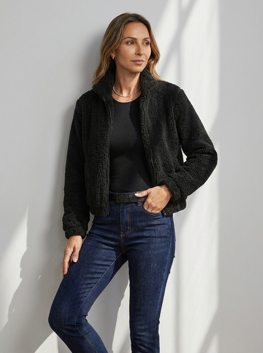 Aspen™ | Cozy Zip Teddy Jacket