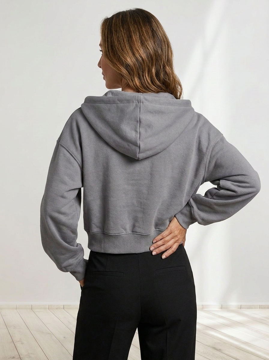 Novara™ | Cropped Zip Hoodie