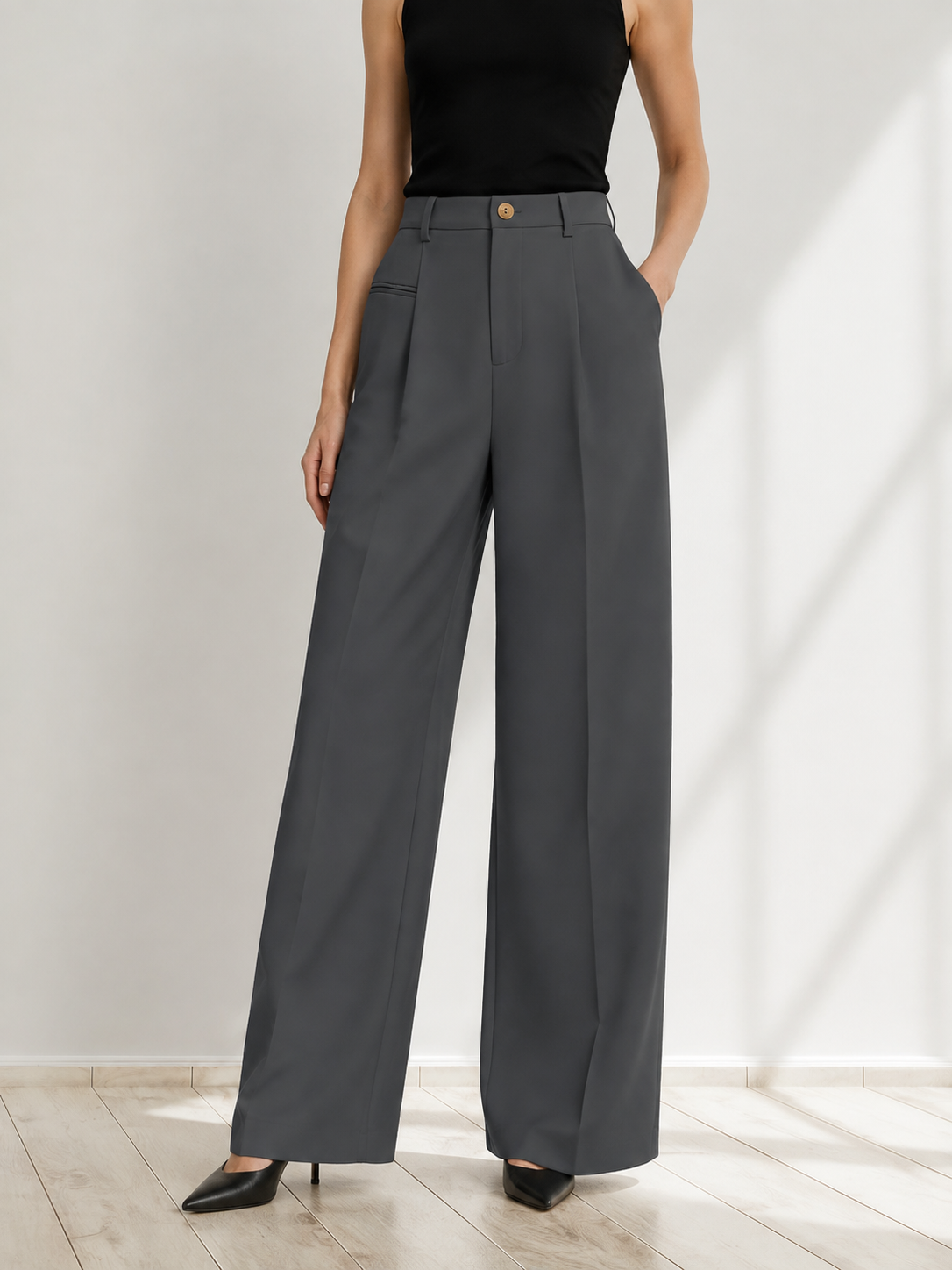 Harper™ | Elegant Wide-Leg Trousers