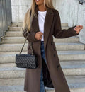 Alessandra™ | Women's Trench Coat Classic Long Sleeve