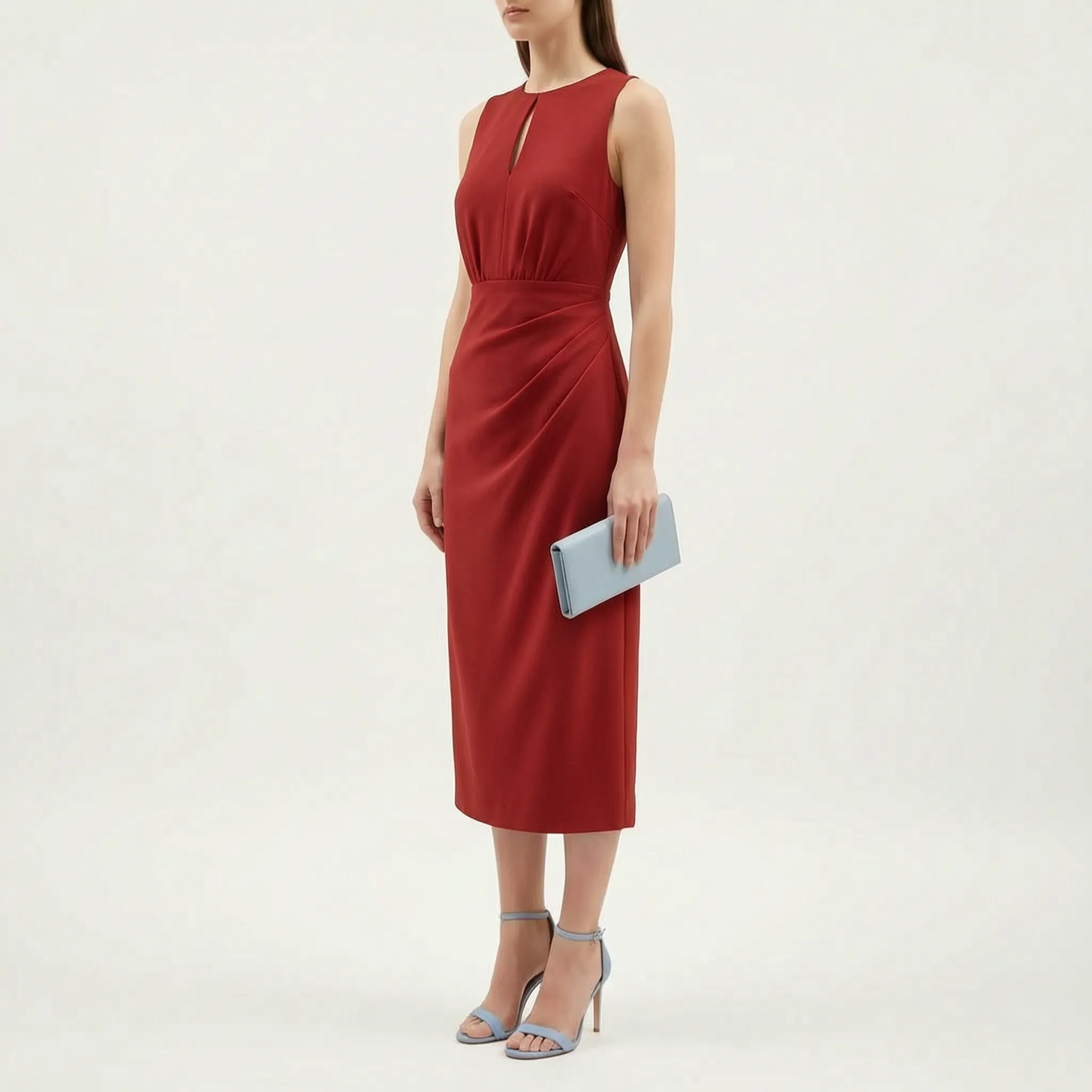 Elegria™ - Sleeveless Midi Dress