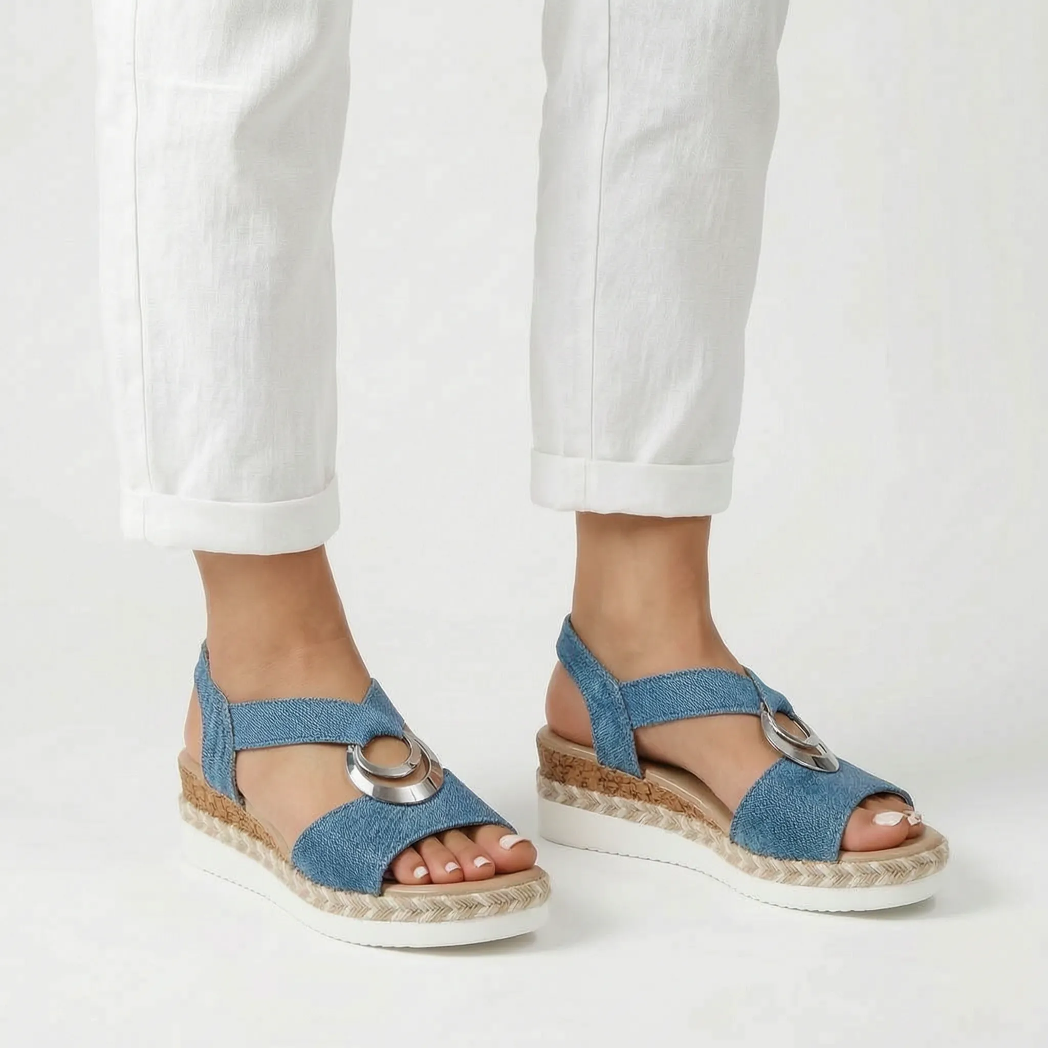 Esparina™ - Wedge Espadrille Sandals