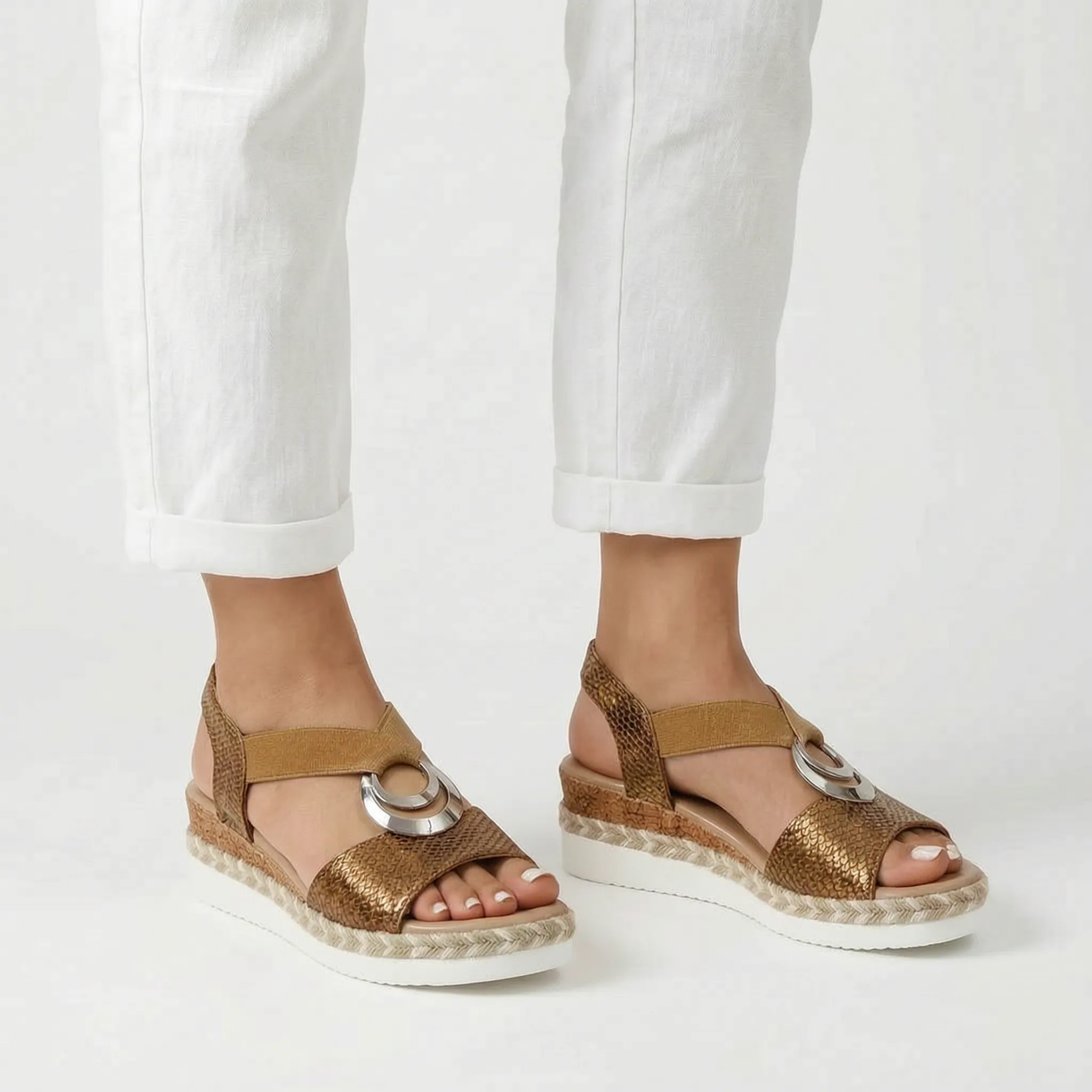 Esparina™ - Wedge Espadrille Sandals
